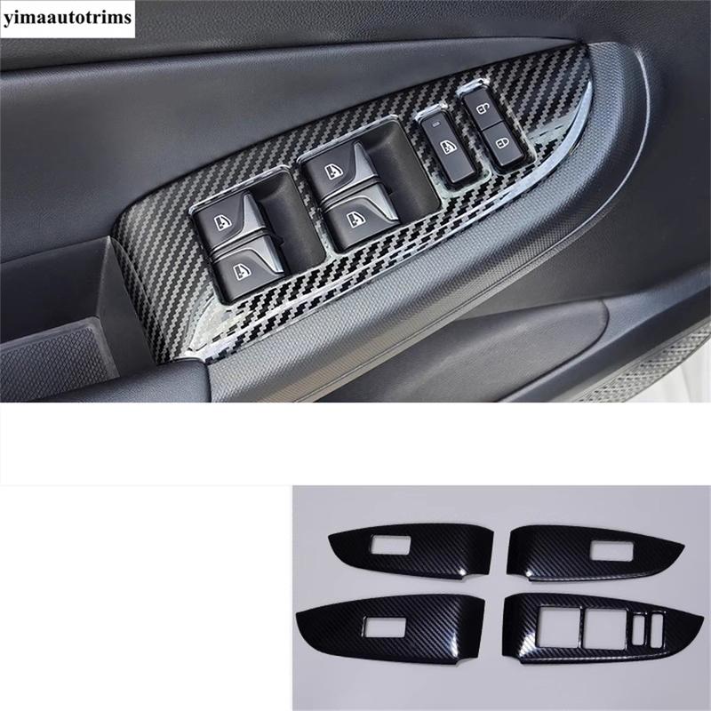 Car Door Window Glass Lift Control Switch Panel Cover Trim Stainless Steel Accessories For Changan Eado Plus