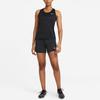 (WMNS) Nike Eclipse Solid Color Casual Sports Running Shorts Black Women's CZ9569-010