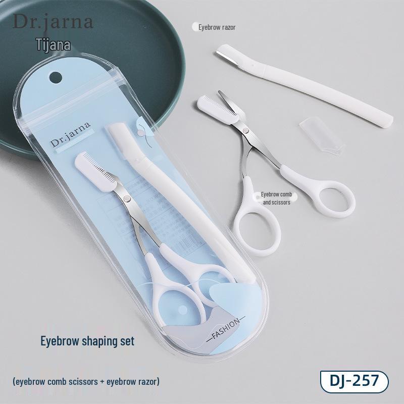 

Tijuana Eyebrow Shaping Kit: Safety Razor, Small Comb, Scissors & Trimmer Set