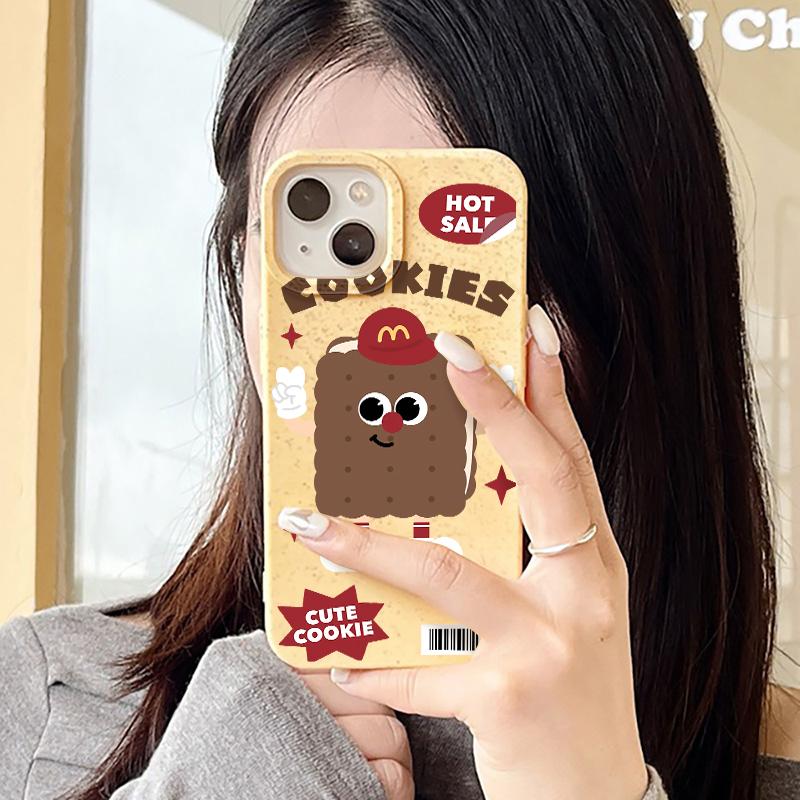 Mobile Phone Cases for iPhone 11 13 XR 15 Pro Max 12 14 Pro Max Case iPhone 16 7 Plus 8 Plus XS Max Degradable and Environmentally Friendly Anti-fall