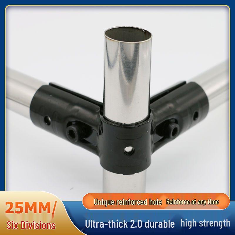 Edelstahl 25mm Sechskant-Rohrverbinder für verzinkte und Eisenrohre