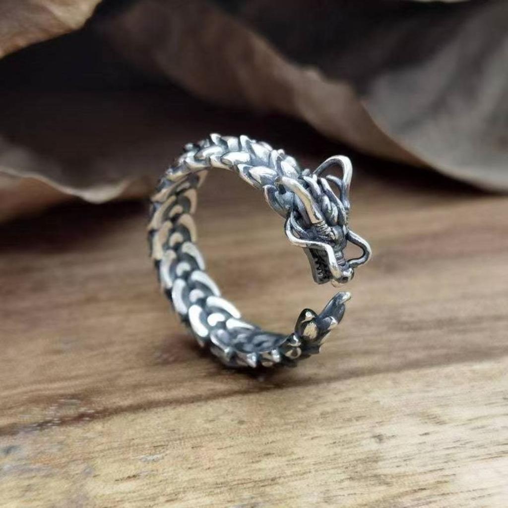 Adjustable Centipede Ring, Stainless Steel Punk Jewelry for Women Men, Comfort Fit Daily Wear Gift Idea