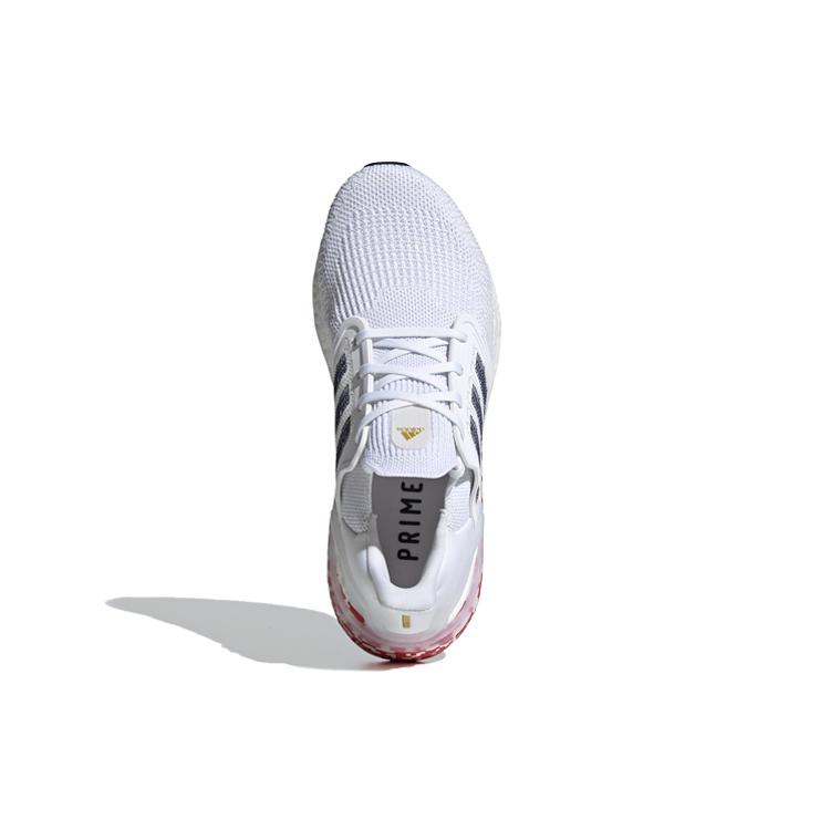 New Adidas UltraBoost 20 'Digital Pixel White Scarlet' Women's EG0722
