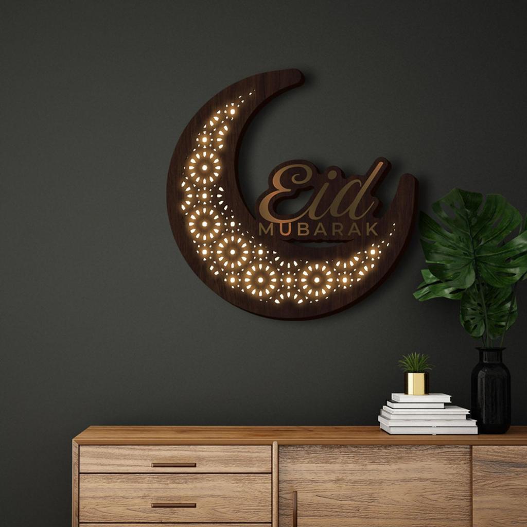 Eid Decor Night Light Crafts for Home Party Supplies Muslims Style B