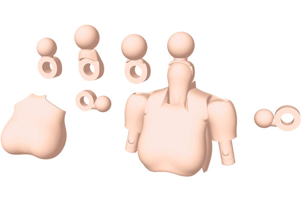 Megami Device 01 Tops Set Skin Color B Total Length Approximately 20mm Scale Plastic Model M.S.G 1/1