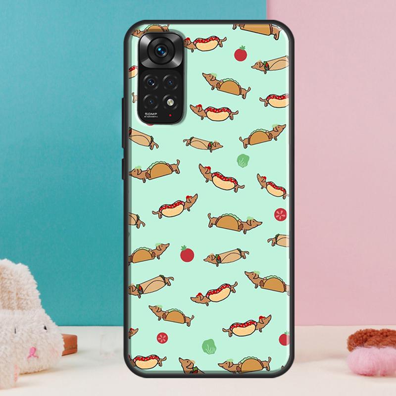 Sausage Dog Love Case For Xiaomi Redmi Note 13 Pro 14 12 11 9 10 9S 10S 11S 12S Redmi 14C 13C 10C 12C Cover