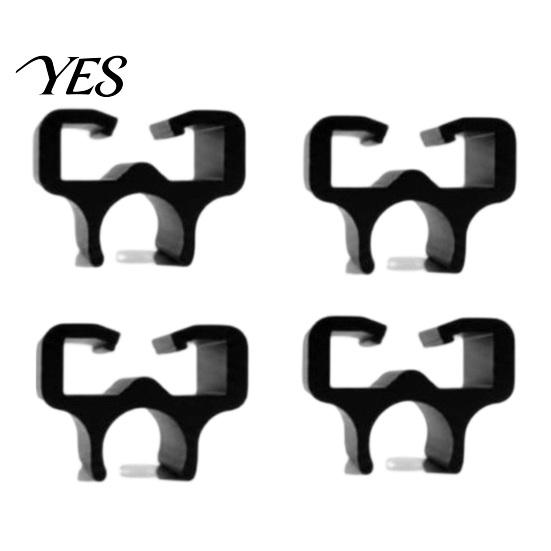 Trimmer Line Holder 4Pcs for Universal Shafts, Lawn Mower Cable Retainer Snap-on Clip, Fixing Clamps, Mowers Accessories High Strength
