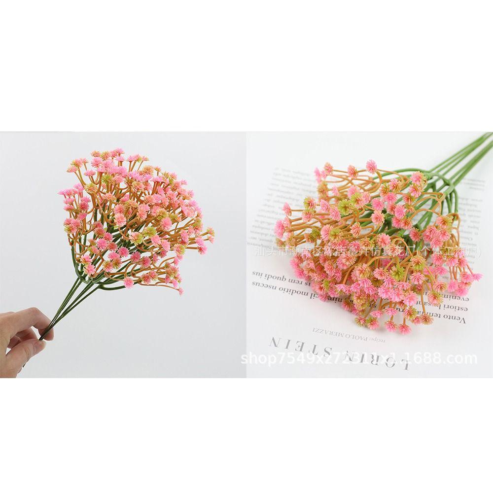 30Pcs Real Touch Artificial Baby Breath Flowers DIY Floral Waterproof Fake Gypsophila Bouquet Realistic Decoration