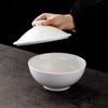 Off-White 8.2-Inch Lidded Soup & Noodle Bowl - 1600ml White Porcelain Stew Pot