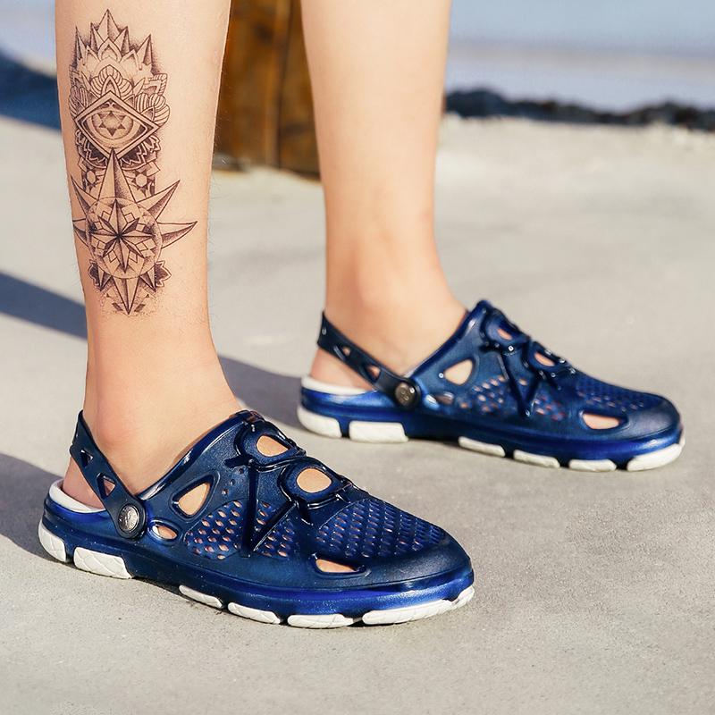 Pánské letní sandály s protiskluzovou gumovou podrážkou zahradní plážové boty