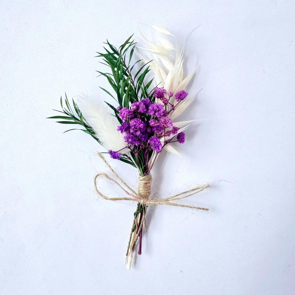 Dried Flower Bouquet High-Quality Fingertip Bouquet Greeting Card Decoration Versatile Diy Flower Kit For Diy Projects Event