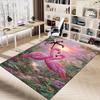 1PC Flamingo Jungle Extra Large Non Slip Floor Carpet, Office, Family, Studio   Large Area Rug Indoor Rugs, Bold Statement Piece