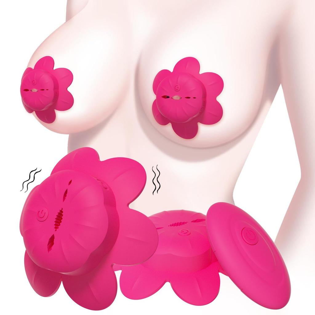 Nipple Toys Sex Vibrator Silicone Lightweight Invisible Nipple Toy Vibrating Nipple Clamps Adult Sex Toy for Women Couples
