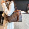 Large-capacity bag women's summer versatile 2 new trendy simple casual shoulder bag premium travel tote bag