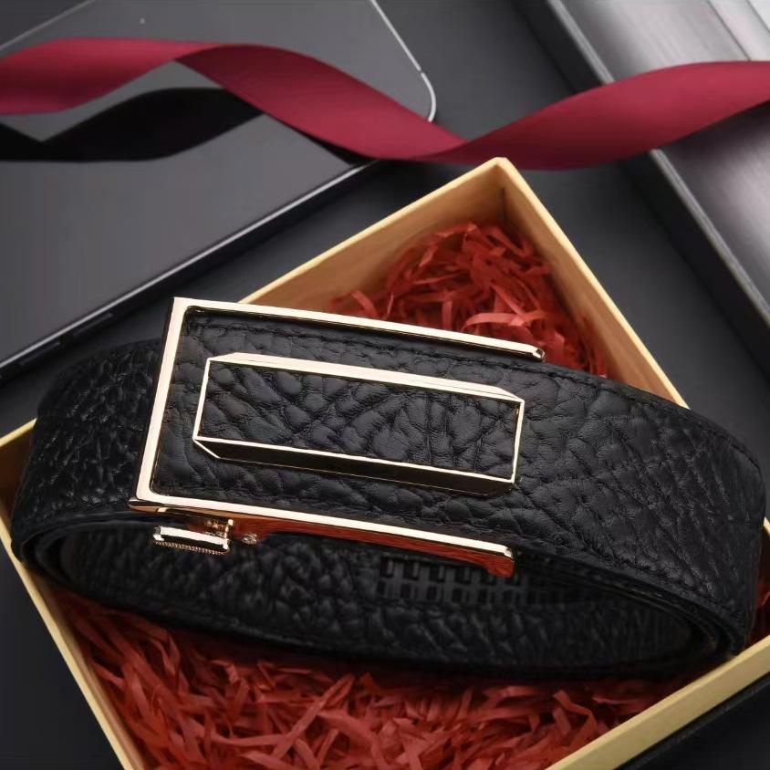 Men's Luxury Genuine Leather Belt with Automatic Buckle - Business Casual, Inner Wear, High-End Trouser, Youth Style