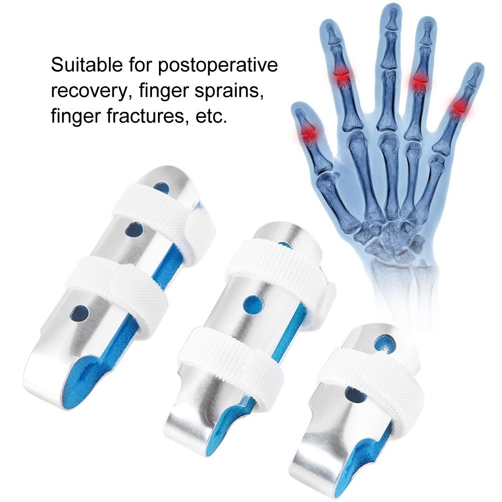 3 Sizes Finger Protector Correction Fracture Fixed Splint Brace Finger Pain Relief