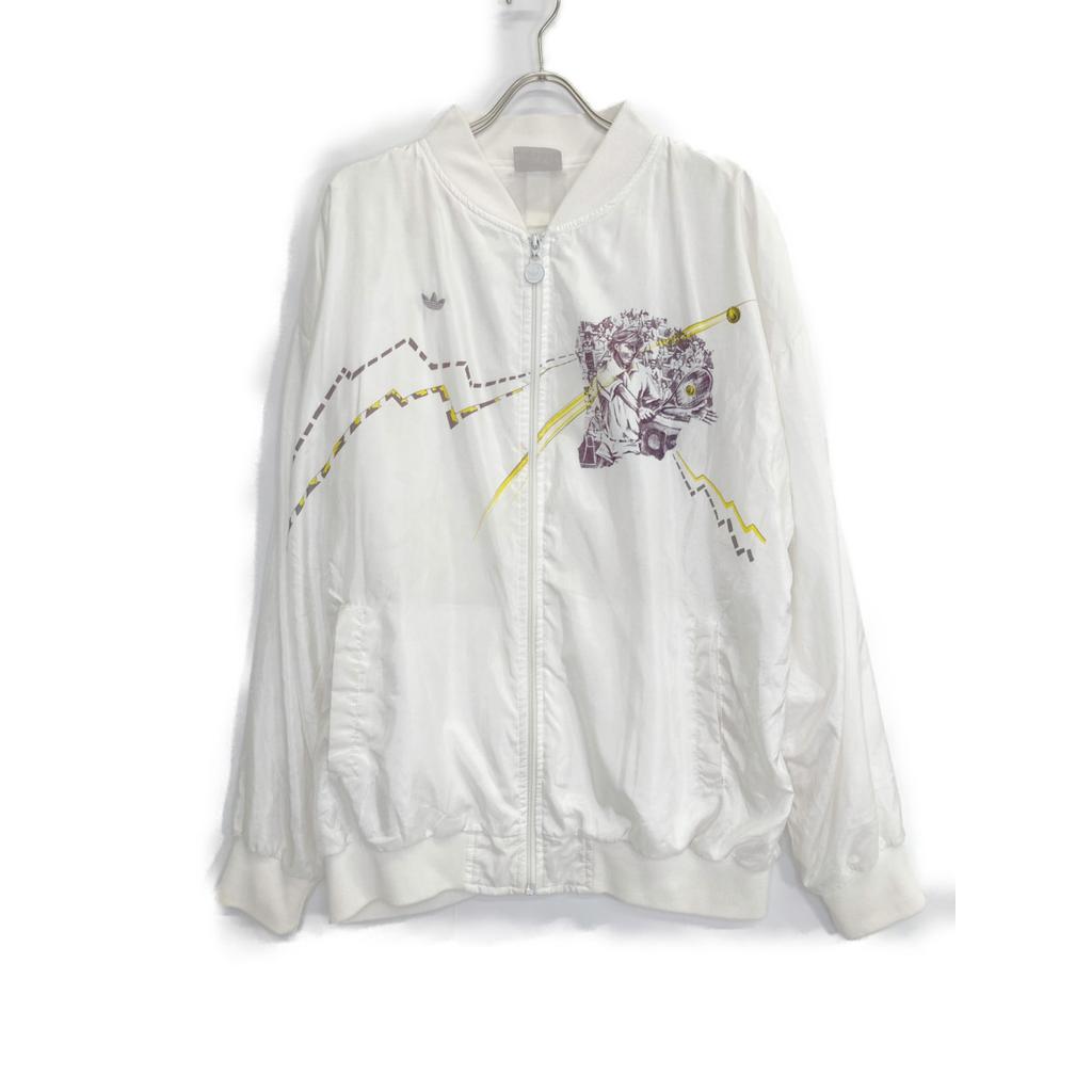 Adidas 80S STEFAN EDBERG SATIN JACKET Jacket whiteUsed