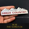 Emblema Metálico 3D 4X4 Trail Rated Insignia High Country Pegatinas de Logo Para Jeep Wrangler Patriot Estilo de Coche Pegatinas de Coche Accesorios tr1