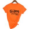 Be Strong Courageous Women Summer T Shirt Short Sleeve Harajuku Aesthetic Religious Hipster Graphic Tees
