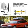 Kayak Storage Rack  Shockproof Adjustable Foldable Car Roof Box Side Wall Mount Powerful Weight Bearing for Surfboard