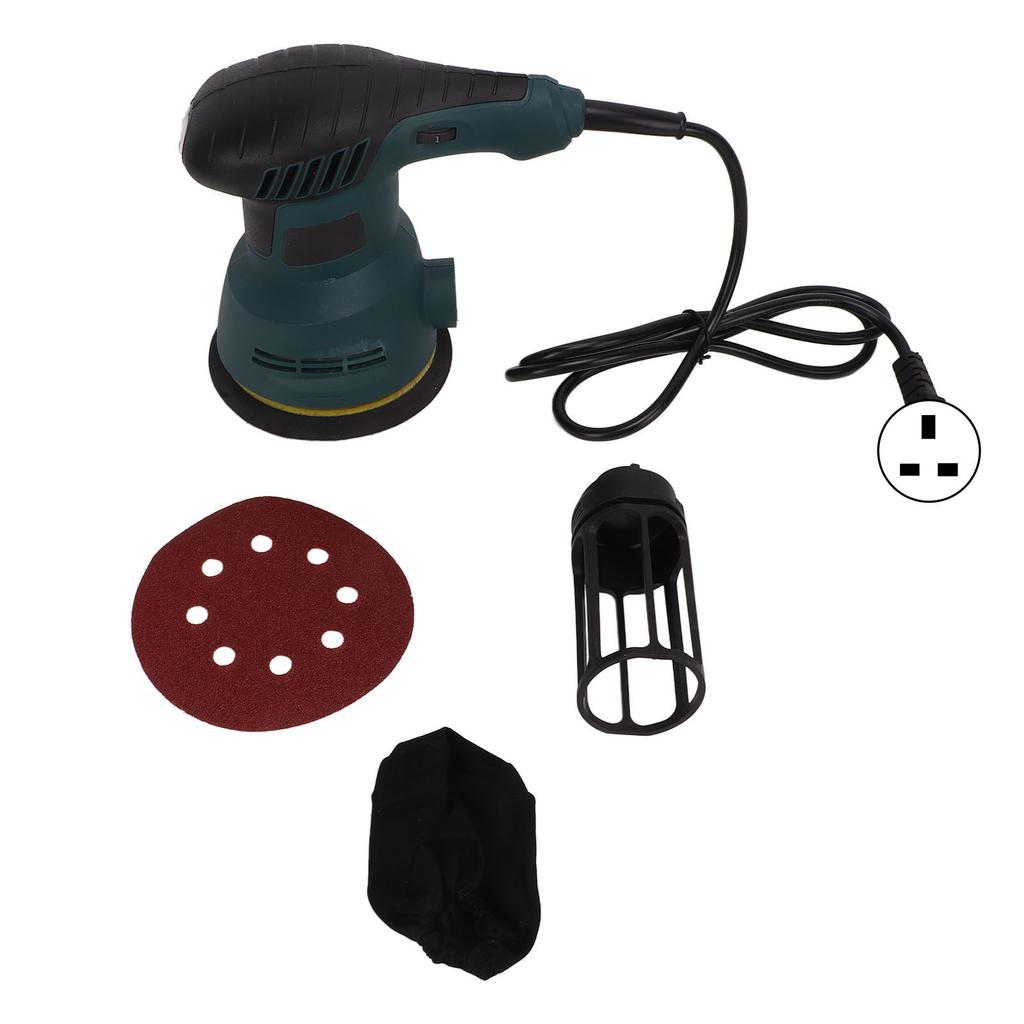 Orbital Sander 125mm Electric Palm Sanding Machine Disc Polisher Tool for Wood Metal
