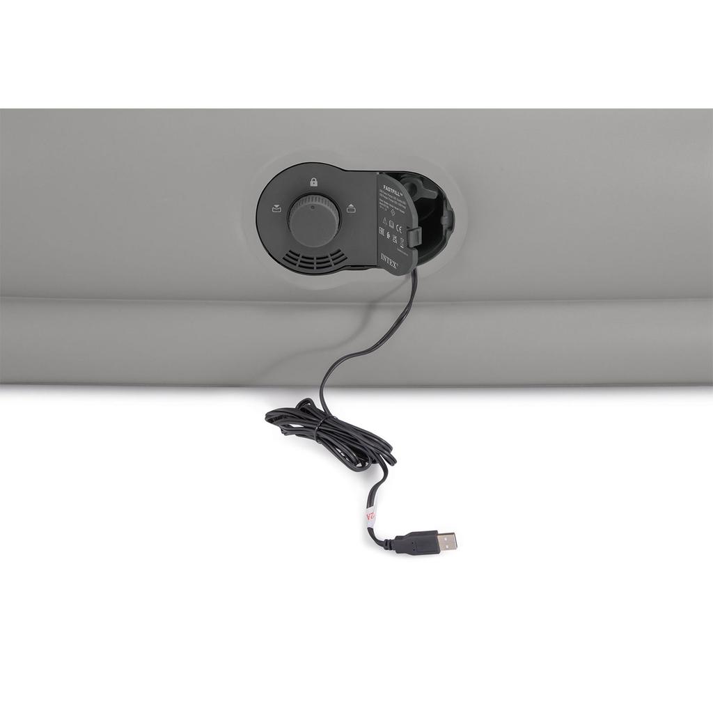 Intex 64112 Air Mattress 191X99X30Cm With Built-In Electric Pump