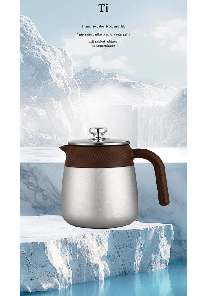 Isolierte Thermoskanne aus Titan - Großer Topf zum Schmoren & Köcheln mit hochwertigem Design