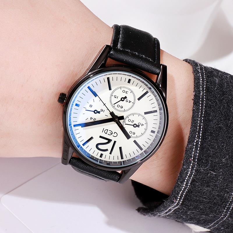 Fashion Belt Men'S Watch Simple Casual Waterproof Men'S Watch