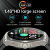 IP65 1.43INCH Smartwatch AMOLED Screen Bluetooth Call To Measure ECG Heart Rate Blood Oxygen S0S Distress Blood Pressure Smart Watch