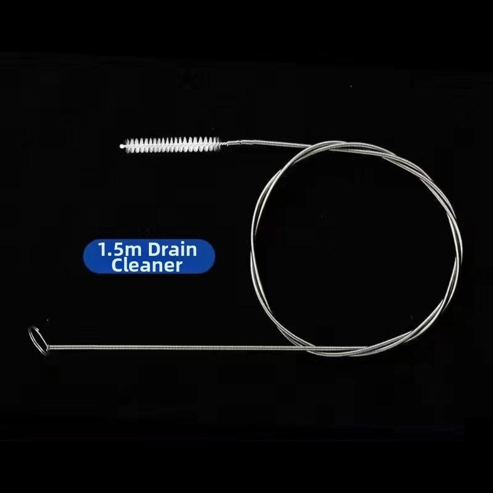 

Long Flexible Refrigerator Scrub Brush Nylons Bristles Water Dredging Tool Drain Cleaning 1.5M