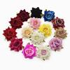 20/40Pcs High Quality Flannel Silk Roses Wedding Scrapbook Diy Craft Room Home Decorations Flower Wall Wreath Artificial Flowers