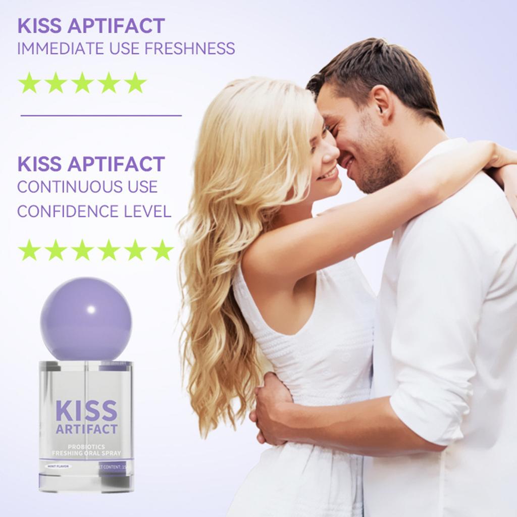 Probiotic Oral Spray, Cool Breath Probiotic Spray, Portable Oral Probiotic Breath Spray, Breath Freshener, Long-Lasting Freshness, -Free 15ml