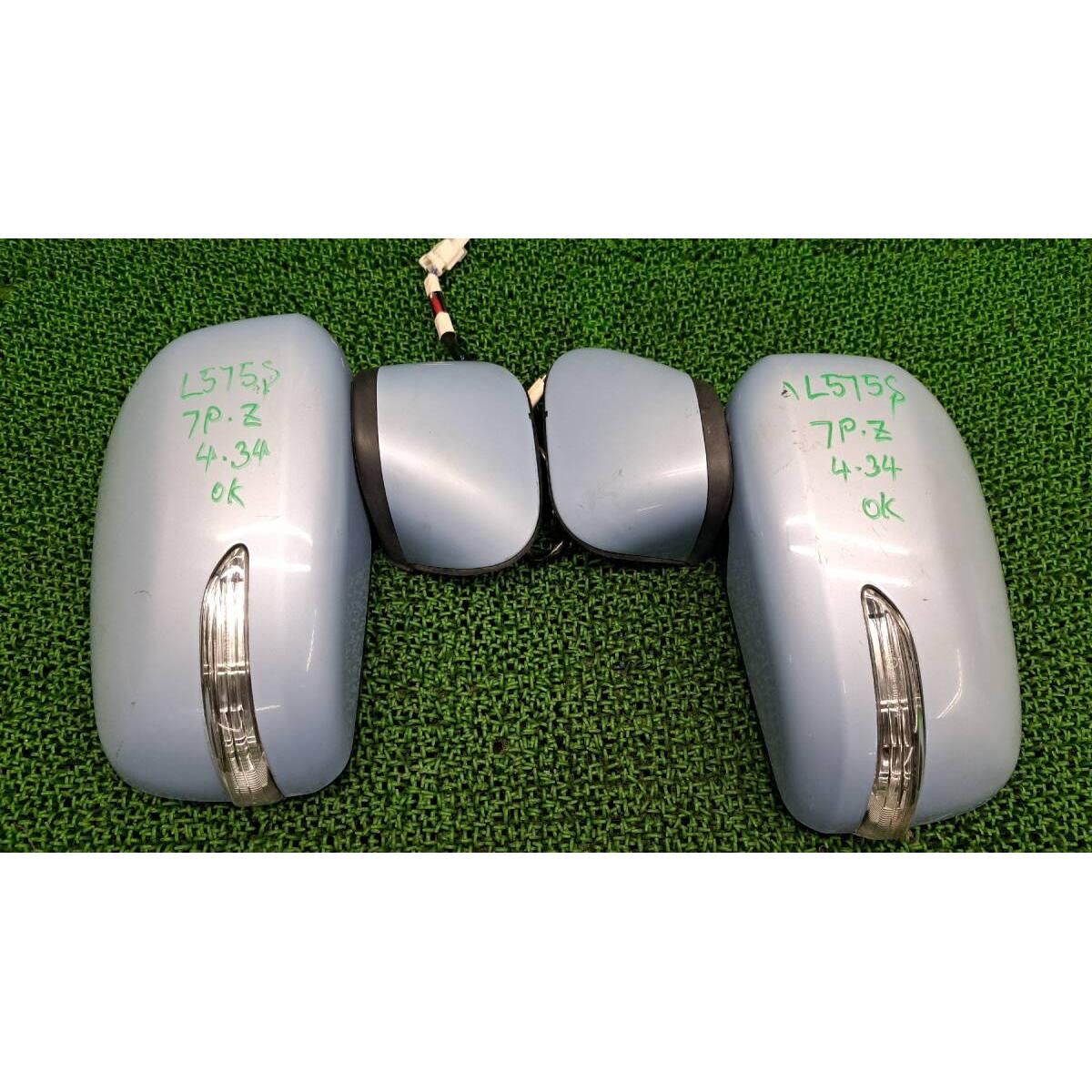 434 Move Conte Custom L575S L585S Door mirror with turn signal Left and right set Side mirror Driver side/Passenger side Right Left 7P Operation OK