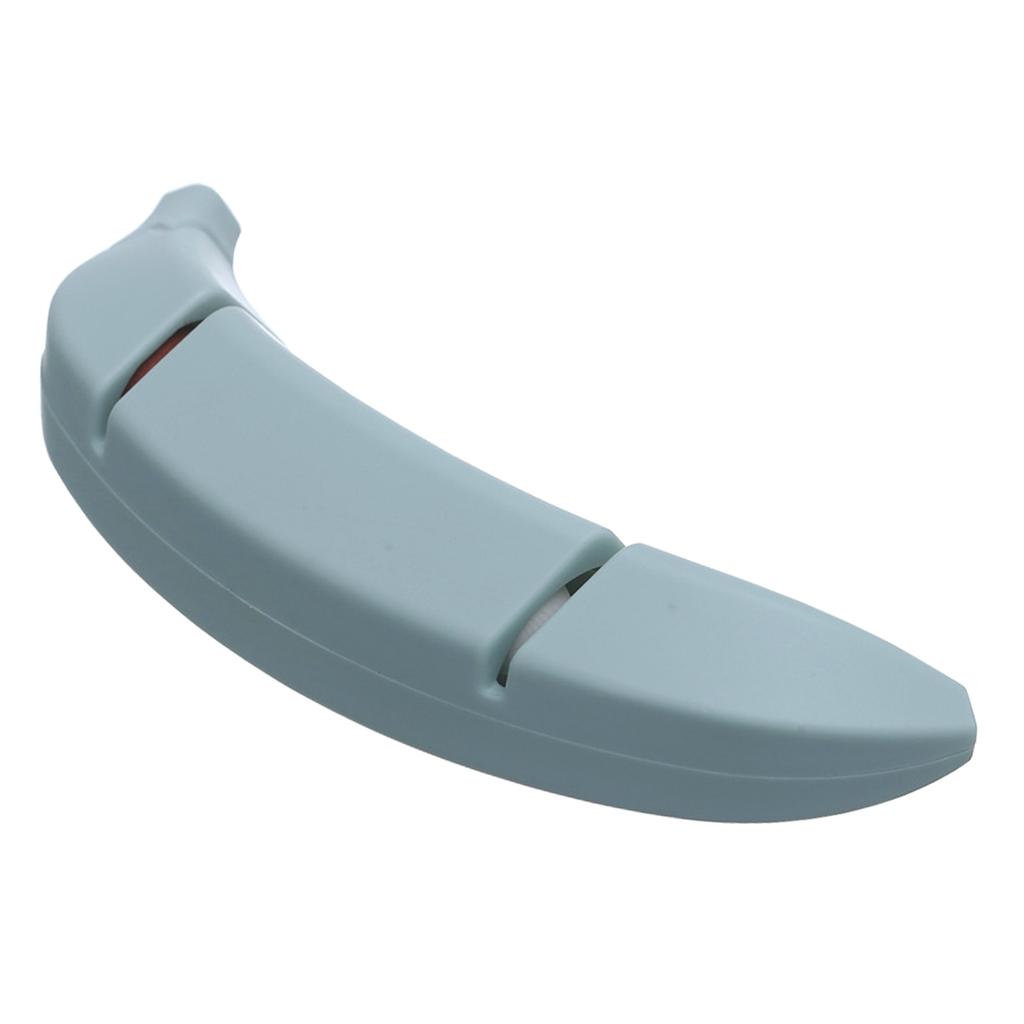 Knife Sharpener 2 Slot Kitchen Knives Sharpen Blade Sharpening Tool Banana Design Decor Grey