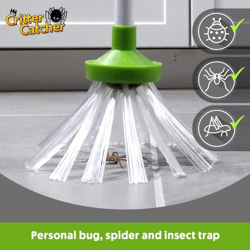 Foldable Spider Catcher Clip Household Tool Insect Catcher Foldable Catcher Plastic Household Outdoor Garden one size