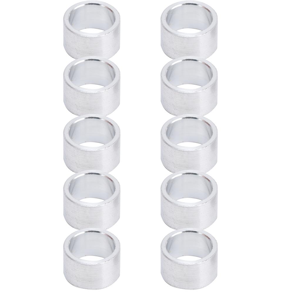 10Pcs Aluminum Alloy Spacer Round Unthreaded Standoff Support Fittings Outer Diameter 10mm6mm