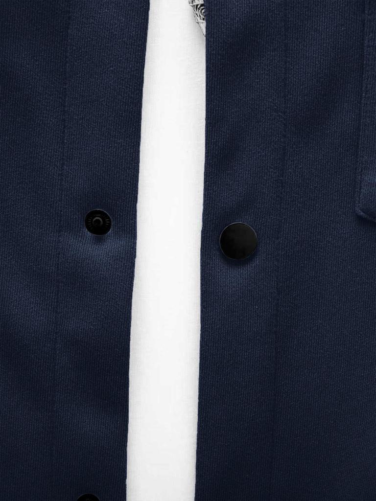 2025 Herbst/Winter Schlank geschnittene Herren-Reversjacke - Einreihig, Einfarbig, Doppeltasche, Lässiger Europäischer/Amerikanischer Stil