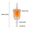 Universal 5-8mm Fuel Filter Kit with Hose & Clips - Reusable Inline Gas Petrol Filter for Motorcycle ATV Dirt Bike Scooter