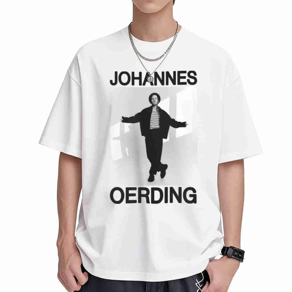 Johannes Oerding Short Sleeve Tee 100% Cotton T-Shirt