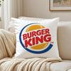 Popular FastFood Brand BBurger KKing Cushion Cover Pillowcase Antidustmite Living Room Sofa Decor Cushion Room