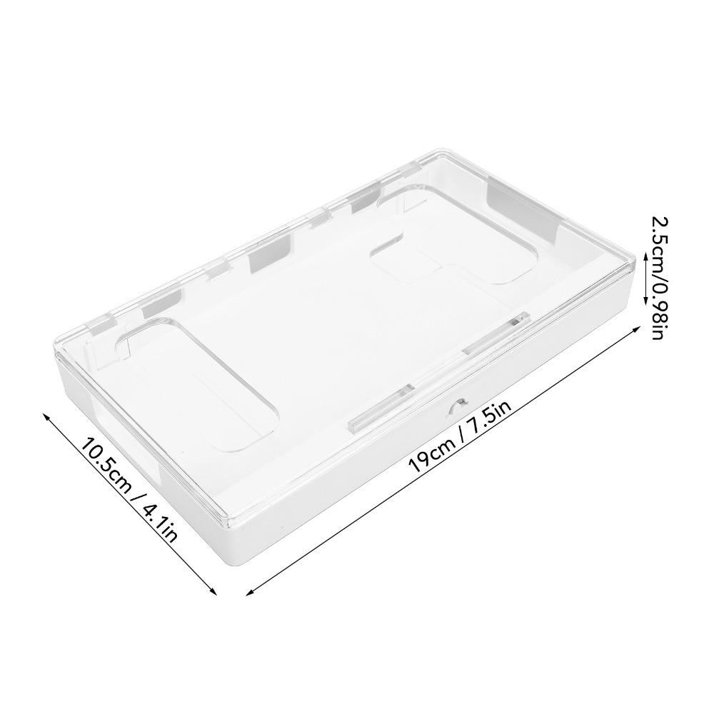 Weiße Handysperrbox Tragbar Einfach zu bedienen Handyhalter Schließfach Leichtes ABS Selbstkontroll-Sperrbox Klassenzimmer