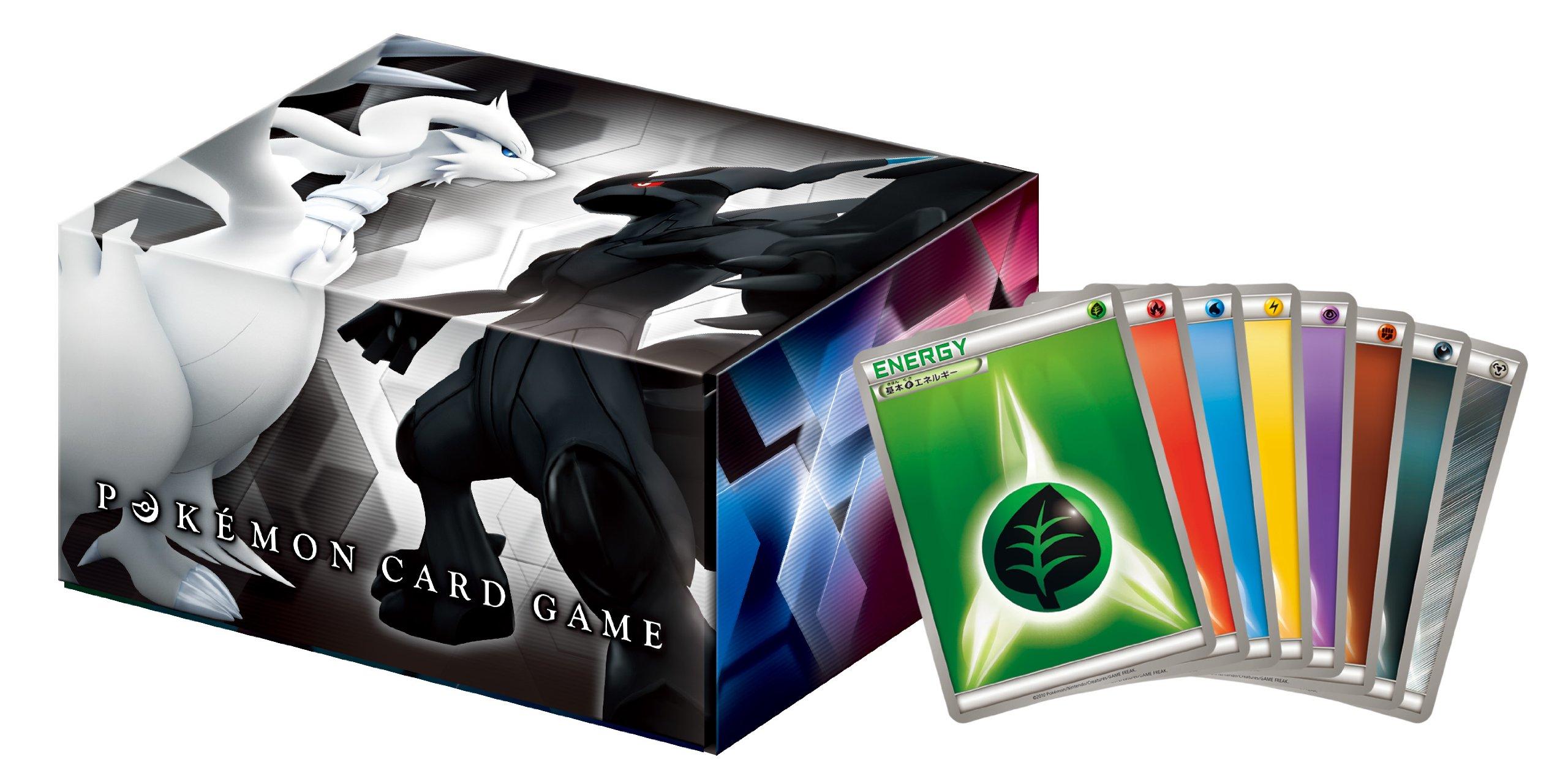 

Официальный кардбокс для карточной игры Pokemon с картами энергии Реширом и Зекром