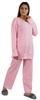 Moomaya Womens Solid 2 Pcs Nightwear Set Sleepwear Top & Pajama PJ NightSets