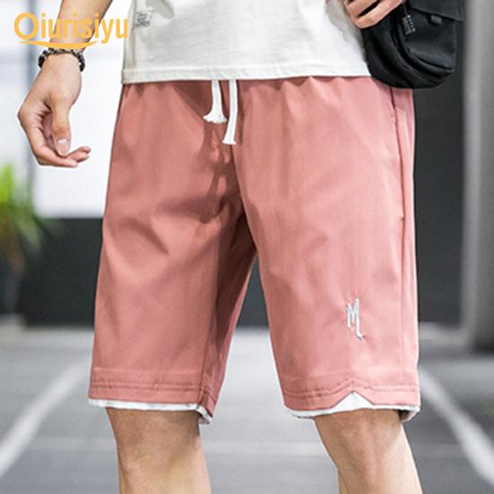 Loose Wide Leg Straight Sweat Shorts 