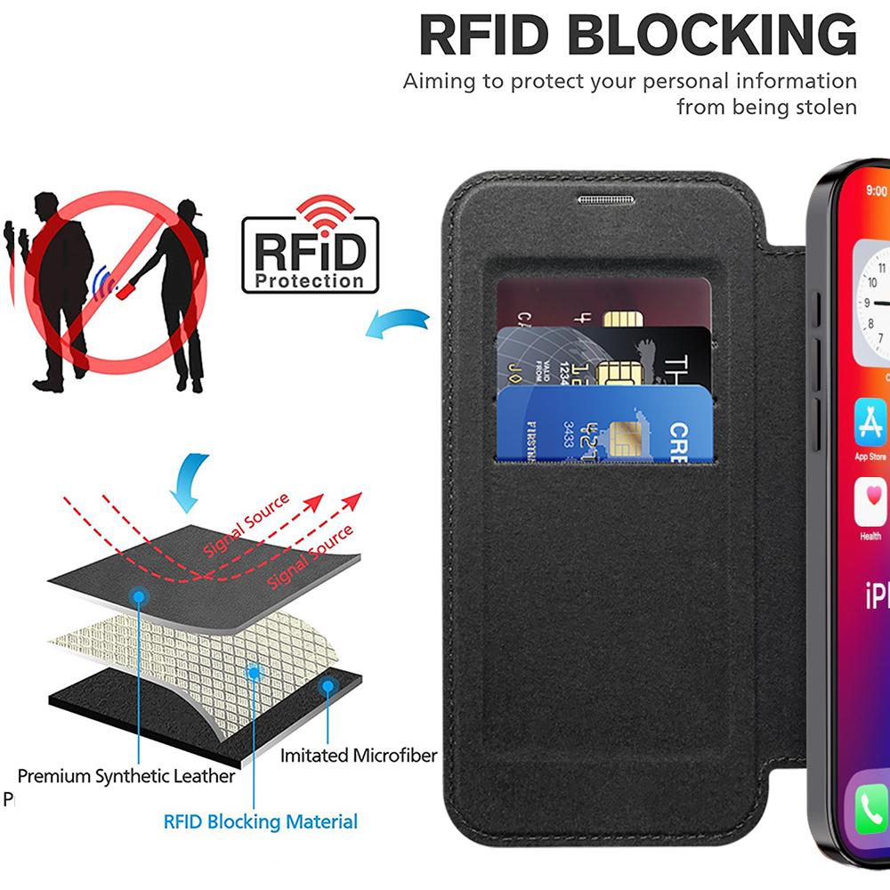 For iPhone 16 Plus Case Compatible with MagSafe Rhombus PU Leather Phone Cover
