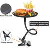 Clip On Car Tray Table Food Drink Holder Desk Plastic Portable Dining Workstation for Vehicle