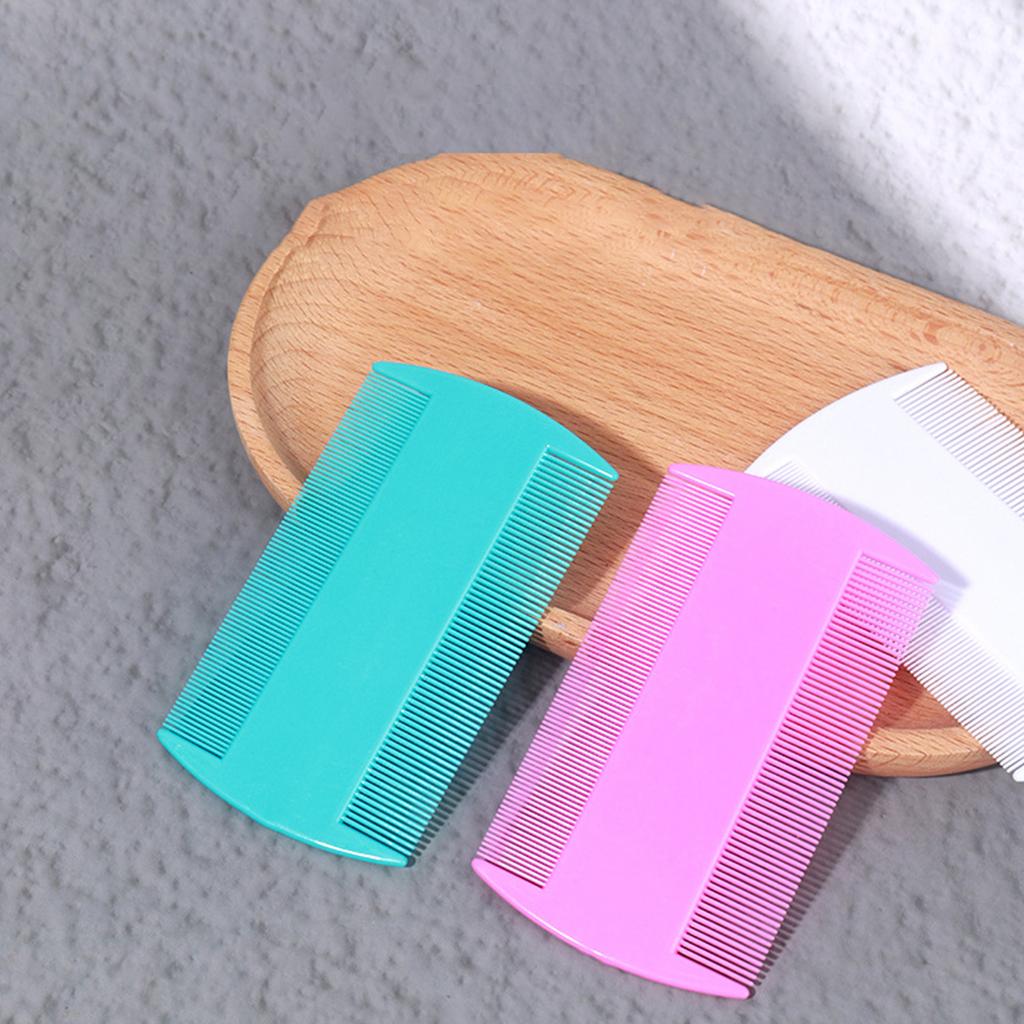 3Pcs Double Side Comb Sided Head Lice Comb Protable Fine Tooth Head Lice Flea Nit Hair Combs For Styling Tools Hair Comb