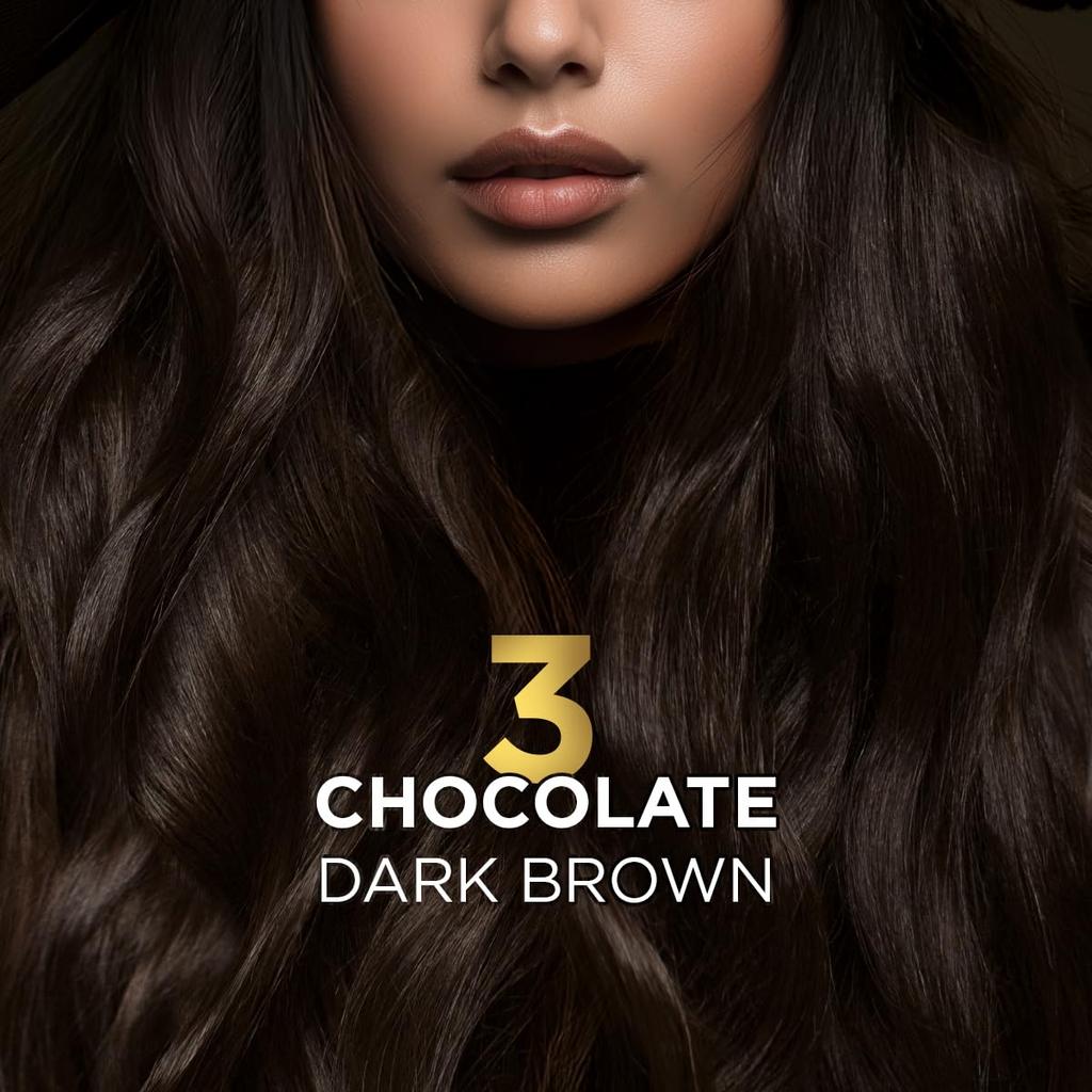 BBLUNT Salon Secret High Shine Conditioning Hair Colour 130G Pack of 1 Chocolate Dark Brown Long Lasting