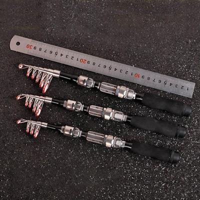 1.0m Adjustable Telescopic Fishing Rod Practical Reinforce Carbon Fiber Fishing Pole Outdoor Portable Sea Fishing Rods