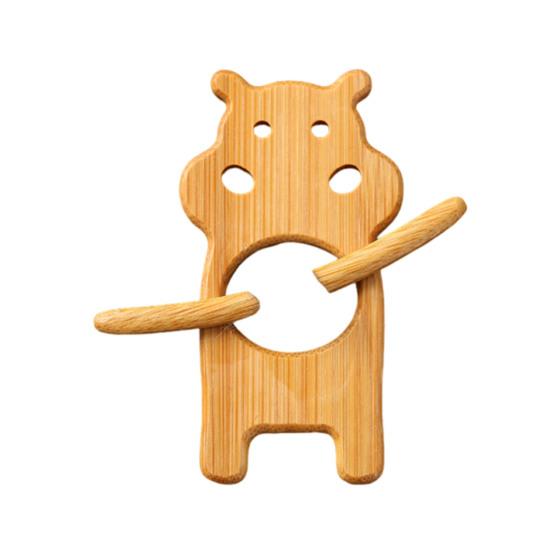 Wooden Animal Brooch Cute Dog Cat Sweater Pin Handcrafted Bird Rabbit Bear Turtle Scarf Brooch Pin for Sweaters Scarves Shawls